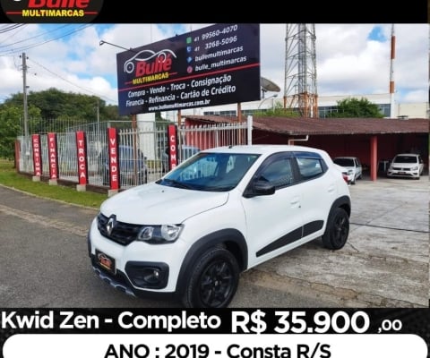 Kwid Zen  -Ano  2019 - Completo
