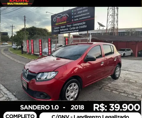 SANDERO 1.0 - GNV LANDI RENZO LEGALIZADO - R$ 39.900 - Especial para app