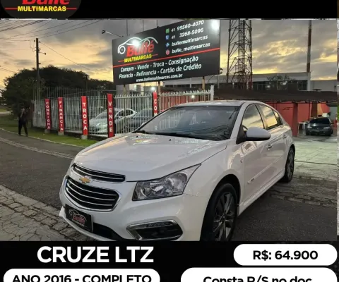 CRUZE LTZ HB 1.8 - CONSTA R/S NO DOCUMENTO - top de linha - Completo