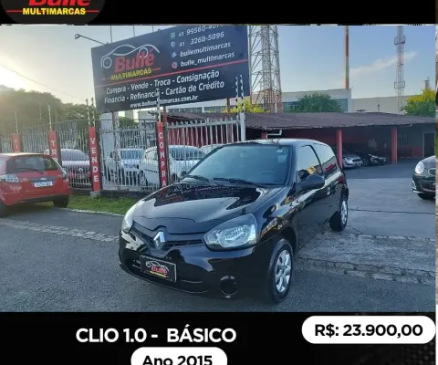 Clio 1.0 Authentique 2 Portas - Básico - Ano 2015 km Apenas 100.000