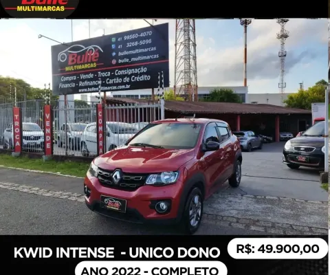 Kwid Intense 1.0 - Ano 2022 - Unico Dono - Completo - Step Zerado