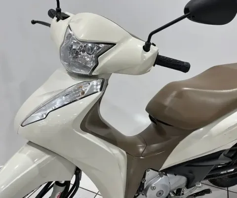 Biz 125 Branca - Caramelo