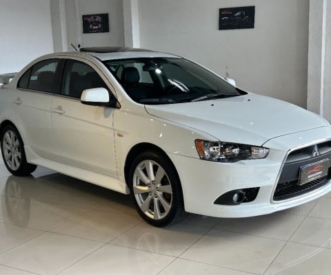 LANCER GT 2.0 2013 COM TETO PANORAMICO, SUPER CONSERVADO, BANCOS EM COURO, RODAS ARO 18,