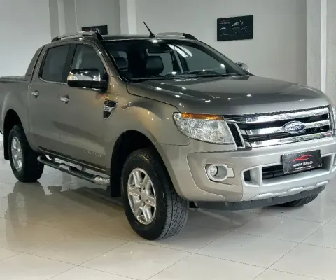 RANGER LIMITED 3.2 4X4 DIESEL, TOP DE LINHA, SUPER CONSERVADA,  BANCOS EM COURO, BAIXO KM.