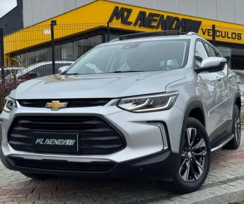 Chevrolet Tracker Premier 1.2 Turbo 12V Flex Aut.  - Prata - 2022/2023