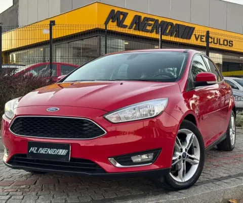 Ford Focus 1.6 S/SE/SE Plus Flex 8V/16V  5p  - Vermelha - 2018/2018