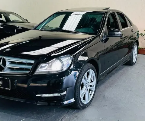 Mercedes Benz C200 Advantage 1.8 turbo 2014 Completo teto Solar
