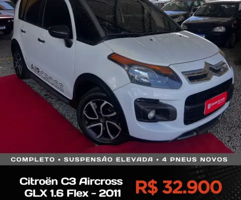 Citroen C3 Aircross GLX 1.6 flex Completo com ar condicionado e bancos de couro!!