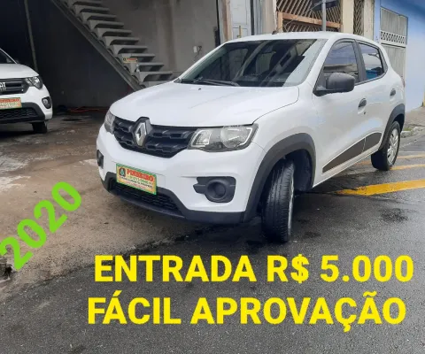 Kwid 2020 entr. R$ 5.000 fácil aprovação * pego sua ficha sem compromisso