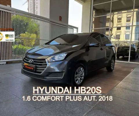Hyundai Hb20s 2018 1.6 comfort plus 16v flex 4p automático
