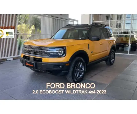 Ford Bronco sport 2023 2.0 ecoboost gasolina wildtrak 4x4 selectshift