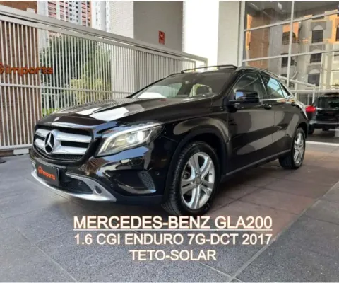 Mercedes-benz Gla 200 2017 1.6 cgi enduro 16v turbo flex 4p automático