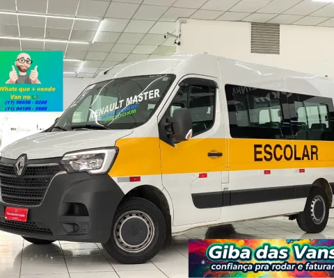 Renault Master Escolar 20 lugares apenas 36.000kms Pronta pra trabalhar!