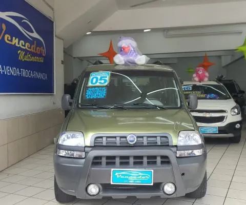 FIAT DOBLO ADVENTURE ESTRADFA REAL  2005  COMPLETA ACEITA CARRO NA TROCA WHATSAPP 11-94736-9415