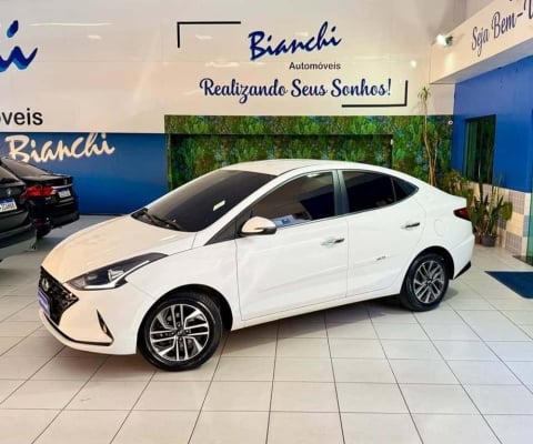 Hyundai HB20 Diamond Plus 1.0 TB Flex 12V Aut.  - Branca - 2020/2021