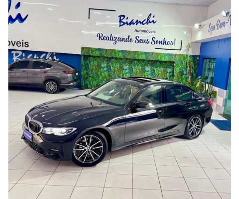 BMW 320i Modern/Sport TB 2.0/A.Flex/GP 4p  - Preta - 2021/2022