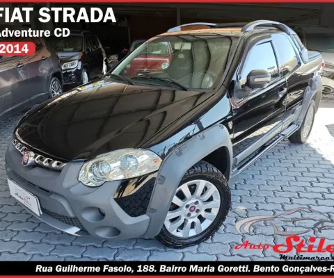 Fiat Strada Adventure 1.8 Flex. Cabine dupla / 3 portas / 4 lugares.