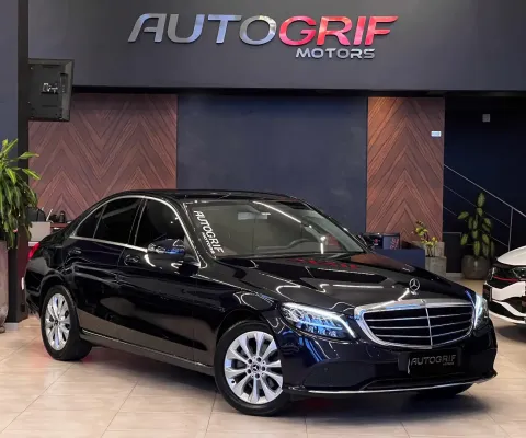 MERCEDES C-180 CGI EXC. 1.6 TB FLEX / 2020- Cor Azul em raro estado
