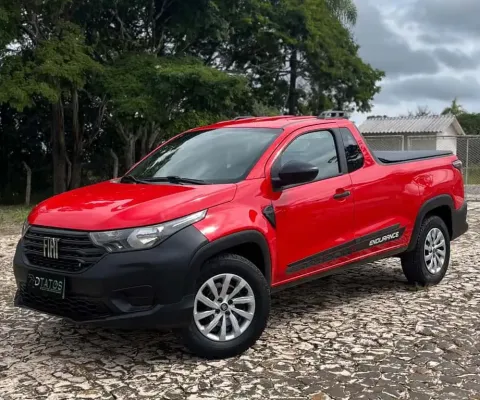 Fiat Strada Endurance 1.4 Flex 8V CS Plus  - Vermelha - 2020/2021