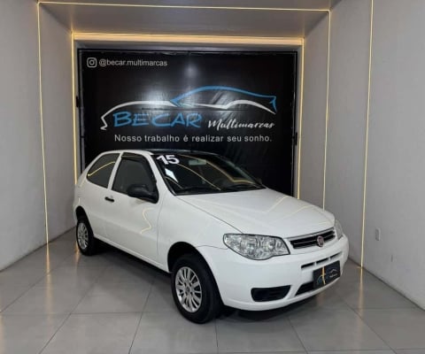 Fiat Palio 1.0 ECONOMY Fire Flex 8V 2p  - Branca - 2014/2015