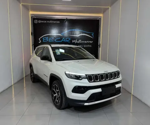 Jeep Compass LONG. T270 1.3 TB 4x2 Flex Aut. - Branca - 2025/2026