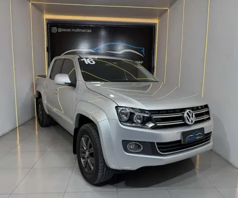 Volkswagen Amarok High.CD 2.0 16V TDI 4x4 Dies. Aut  - Prata - 2015/2016