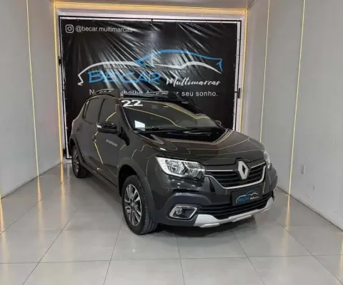 Renault Sandero STEPWAY Iconic Flex 1.6 16V Aut.  - Preta - 2021/2022