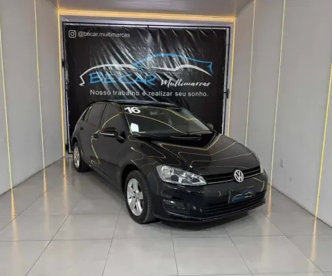 Volkswagen Golf Comfortline 1.6 MSI Total Flex Aut.  - Preta - 2015/2016