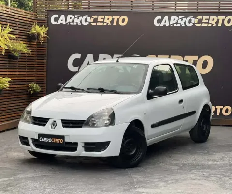 Renault Clio 1.0 2011 Flex  Básico   100% financiado