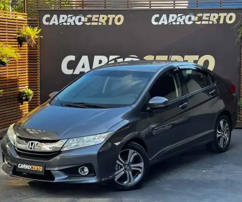 Honda CITY Sedan LX 1.5 Aut. 2015 Flex  C/Multimidia  e camera de ré