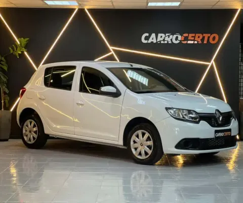 Renault SANDERO Authentique Flex 1.0 2017 ÓTIMO PARA APP
