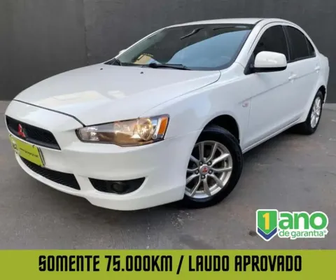 MITSUBISHI LANCER 2.0 CVT 2016 | SOMENTE 75.000KM