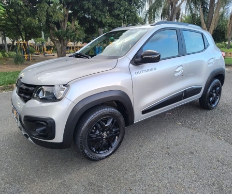 kwid 1.0 outsider 2022 completo novissimo