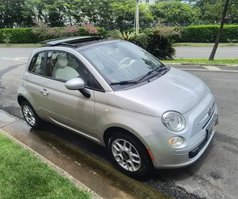 Fiat 500 cult 1.4 2012 completo com teto solar + som bose !!