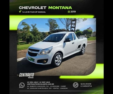 CHEVROLET MONTANA 1.4 LS 8V FLEX 2P MANUAL 2019
