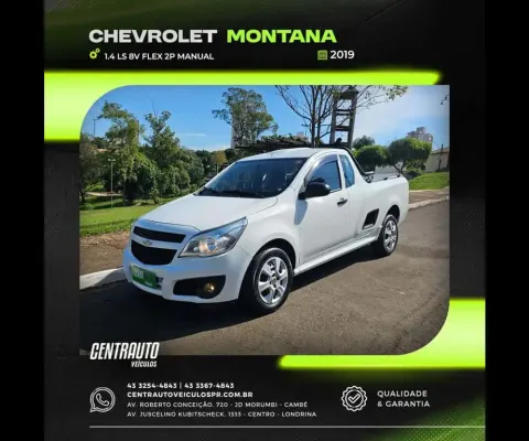 CHEVROLET MONTANA 1.4 LS 8V FLEX 2P MANUAL 2019