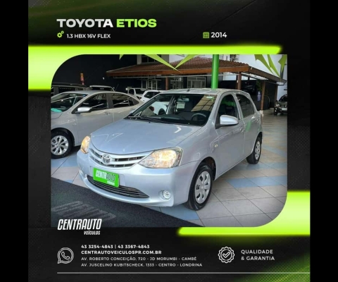 TOYOTA ETIOS 1.3 HBX 16V FLEX 4P MANUAL 2014