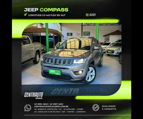 JEEP COMPASS LONGITUDE 2.0 4x2 FLEX 16V AUT 2021