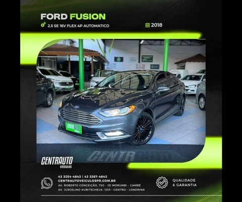 FORD FUSION 2.5 SE 16V FLEX 4P AUTOMATICO 2018