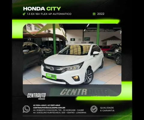 Honda city 1.5 ex 16v flex 4p automatico 2022