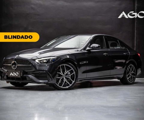 MERCEDES-BENZ C 300 2.0 AMG LINE EQ BOOST TURBO 4P