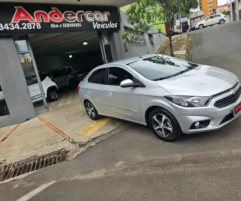 Prisma 1.4 LTZ Flex Automático com My LInk, Completo com couro