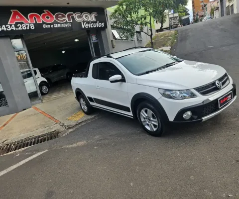 Saveiro Cross Estendida 2013 Flex Completa com couro e som t