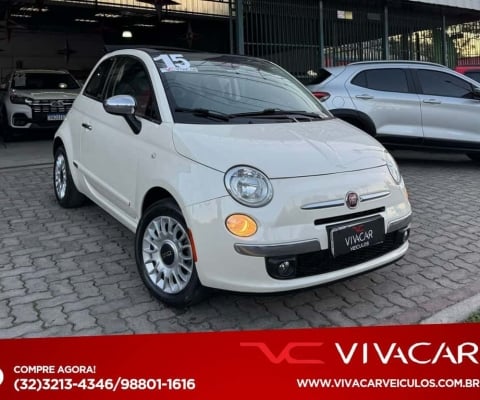 Fiat 500 2015 1.4 cabrio 16v flex 2p automático