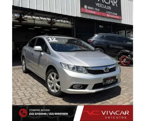Honda Civic 2012 1.8 exs 16v flex 4p automático