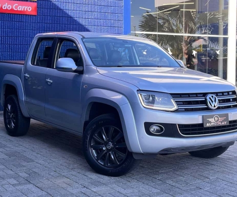 Volkswagen Amarok High.CD 2.0 16V TDI 4x4 Dies. Aut  - Prata - 2016/2016