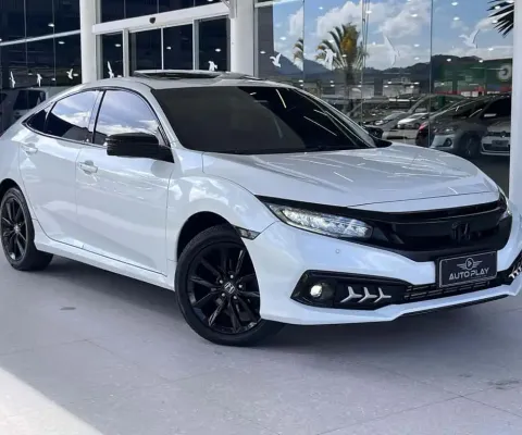 Honda Civic Sedan TOURING 1.5 Turbo 16V Aut.4p  - Branca - 2020/2020