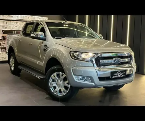 Ford Ranger XLT 3.2 20V 4x4 CD Diesel Aut.  - Prata - 2018/2019