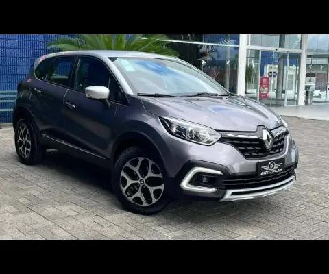 Renault Captur Intense 1.3 TB 16V Flex 5p Aut. - Cinza - 2022/2023