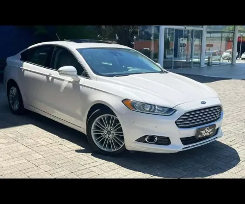 Ford Fusion Titanium 2.0 GTDI Eco. Awd Aut.  - Branca - 2015/2015